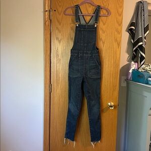 Classic Dark Blue Denim Overalls
